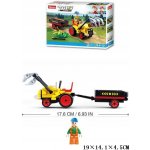 Sluban B0777 Traktůrek s přívěsem – Zboží Dáma
