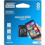 Goodram microSDHC 8 GB Class 4 M40A-0080R11 – Sleviste.cz