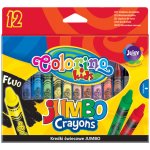 Colorino Voskovky JUMBO 12 barev + stojánek – Hledejceny.cz