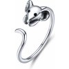 Prsteny Royal Fashion nastavitelný prsten Roztomilá myška SCR632