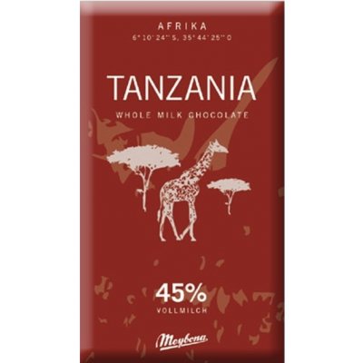 Meybona Čokoláda mléčná Tanzania 45% 40 g
