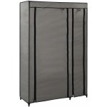 Vidaxl 282423 Folding Wardrobe Grey 110x45x175 cm Fabric – Zbozi.Blesk.cz