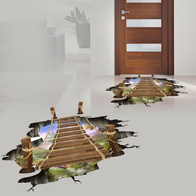 3D samolepky na podlahu - propast – Zboží Dáma