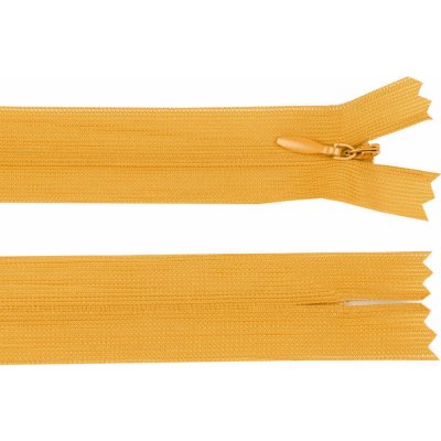 Spirálový zip skrytý No 3 délka 40 cm dederon, malé, 123 hořčicová – Hledejceny.cz