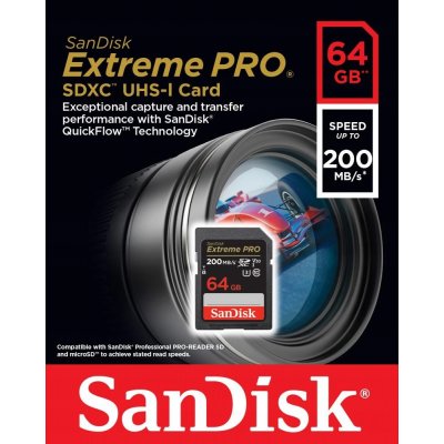 SanDisk SDXC UHS-I U3 64 GB SDSDXXU-064G-GN4IN