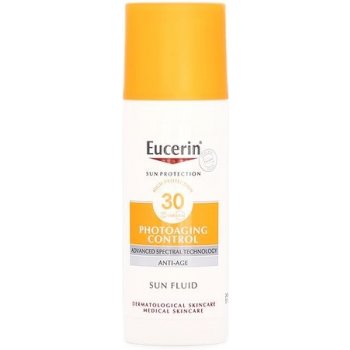 Eucerin Sun Protection Photoaging Control Sun Fluid SPF30 opalovací emulze na obličej proti vráskám 50 ml