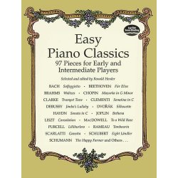 Easy Piano Classics 97 Pieces For Early And Intermediate Players noty na sólo klavír