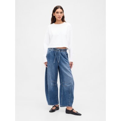 GAP Džíny Mid Rise Horseshoe UltraSoft Tmavě modrá – Zbozi.Blesk.cz