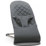 BabyBjörn Lehátko Bouncer Bliss Anthracite cotton tmavě šedá konstrukce – Zboží Mobilmania