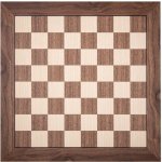 Dřevěná šachová deska Walnut DGT - 54x54 cm, pole 55 mm – Zbozi.Blesk.cz