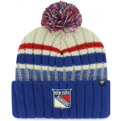 47 Brand Pánská New York Rangers NHL Long Range ’47 CUFF KNIT Natural – Hledejceny.cz