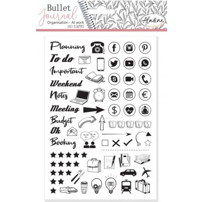 Aladine Diářová razítka Stampo Bullet Můj pracovní den – Sleviste.cz