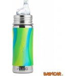 Pura nerezová kojenecká láhev s pítkem zelená aqua 325 ml – Hledejceny.cz