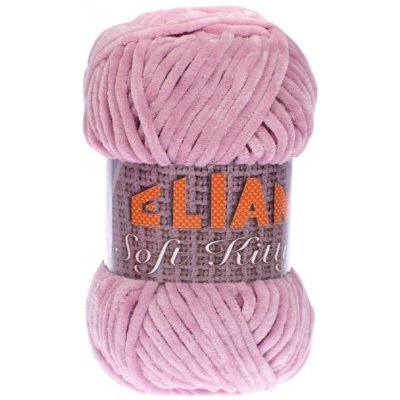 VSV Pletací příze Elian Soft Kitty 97435 - růžová – Zboží Mobilmania