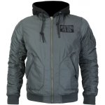 Yakuza Premium pánská bomber bunda 3961 tmavě šedá – Zboží Mobilmania