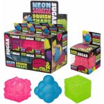 Neon Squeeze kocka strečová sugar 5 5 cm antistresová hračka – Hledejceny.cz