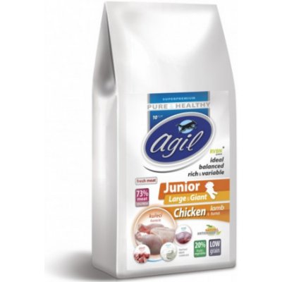Agil Junior Large & Giant Pure & Health Chicken & Lamb & tuna 10 kg