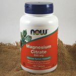 NOW Foods Magnézium citrát 200 mg 100 tablet – Hledejceny.cz