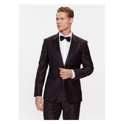 Boss Oblek H-Huge-2Pcs-Tux-231 50502449 Bordó Slim Fit – Zbozi.Blesk.cz