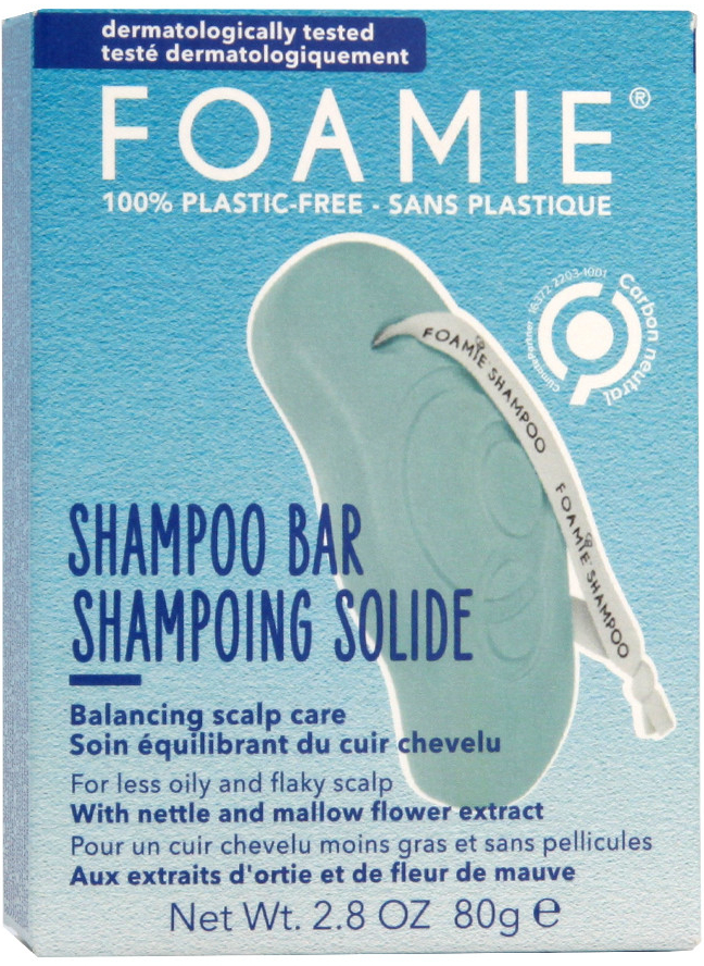 Foamie Shampoo Bar Hair-Life-Balance Nettle and Mallow Flower Extract 80 g