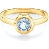 Prsteny Savicki zásnubní prsten žluté zlato diamant MR R3 1 Z