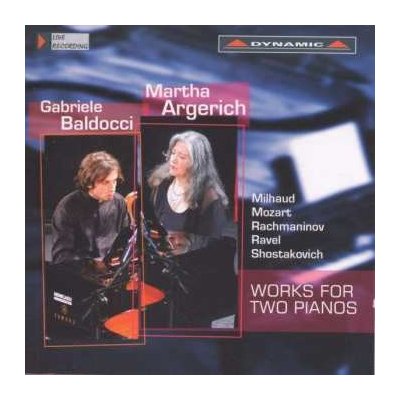 Wolfgang Amadeus Mozart - Martha Argerich Gabriele Baldocci CD