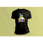 Sandratex dětské bavlněné tričko Simpsonovi černá – Sleviste.cz