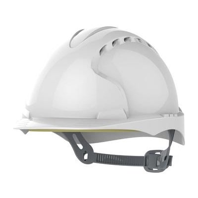 JSP bezpečnostní helma EVO3 EN 397 One Touch posuvný pásek, bílá – Zboží Mobilmania