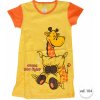 Dětské pyžamo a košilka Vienetta Secret noční košile Žirafka2 žlutá