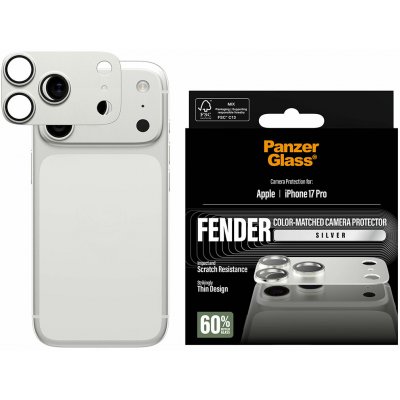 PanzerGlass Fender Apple iPhone 17 Pro stříbrný ochranný hliníkový prvek fotoaparátu PG59749 – Zboží Živě