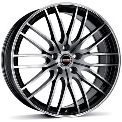 BORBET CW 4 7x17 4x108 ET20 matt black polished – Hledejceny.cz