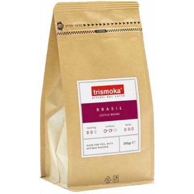 Trismoka Caffe Brasil zrnková 250 g – Hledejceny.cz