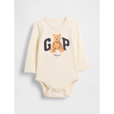 GAP Baby body Brannan Bear Logo Béžová – Hledejceny.cz