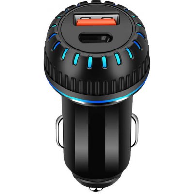 34676 Autoadaptér USB/USB-C 12/24V PD/QC3.0 – Hledejceny.cz