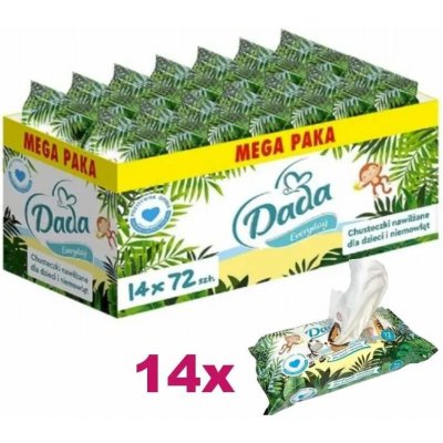 Dada Everyday Vlhčené ubrousky 14 x 72 ks – Sleviste.cz