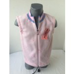 Drahstyl dívčí růžová vesta z fleasu světle růžová – Zboží Dáma