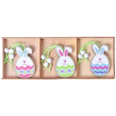 Dekorace Zajíčci 2 ks IGEA hnědá – Zboží Dáma