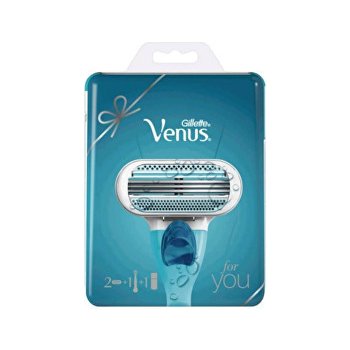 Gillette Venus Swirl holicí strojek + náhradní hlavice + gel na holení Satin Care 75 ml dárková sada