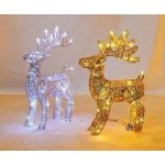 DECOLED LED světelný jelen, 40 cm, teple bílý – Hledejceny.cz