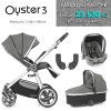 Kočárek BabyStyle Oyster 3 set 4 v 1 Mercury Mirror 2021