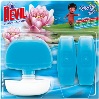 Dr. Devil 3v1 WC tekutý závěs Polar Aqua 55 ml – Zboží Mobilmania