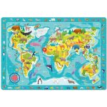 DoDo s hledáním obrázků Mapa světa 80 dílků – Zboží Mobilmania