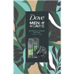 Dove Men+ Care Naturally Caring deospray Men+ Care Elements Minerals Sage 150 ml + sprchový gel Men+ Care Mineral Sage 250 ml + mycí houba dárková sada – Hledejceny.cz