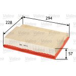 Vzduchový filtr VALEO 585076 – Hledejceny.cz
