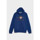 GANT ARCHIVE SHIELD HOODIE modrá