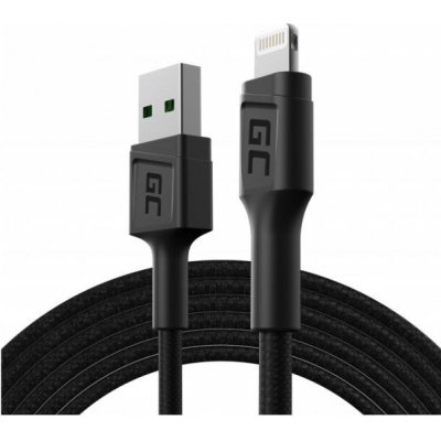 Kabel USB-A pro Lightning Green Cell GC PowerStream, 200 cm pro iPhone, iPad, iPod, rychlé nabíjení – Zboží Mobilmania