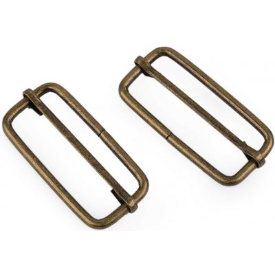 Pro Háčkování Posunovač na popruhy šíře 38 mm Balení produktu: 10 ks, Varianta: 2 staromosaz – Hledejceny.cz