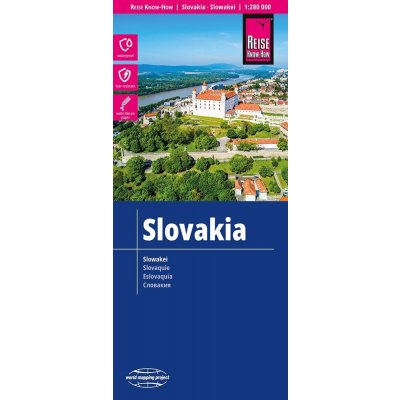 Slovensko - mapa odolná – Hledejceny.cz