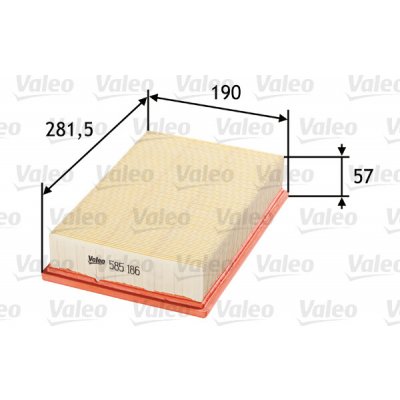 Vzduchový filtr VALEO 585186 – Hledejceny.cz