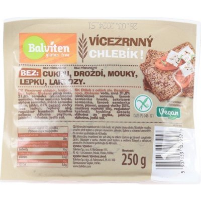 Balviten Vícezrnný chlebík 250g – Zboží Dáma